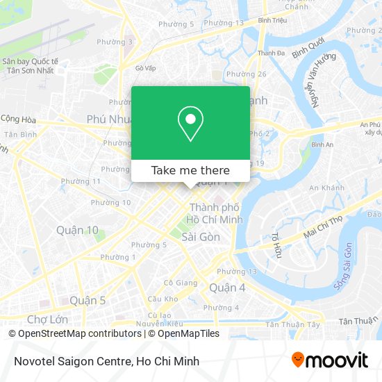 Novotel Saigon Centre map