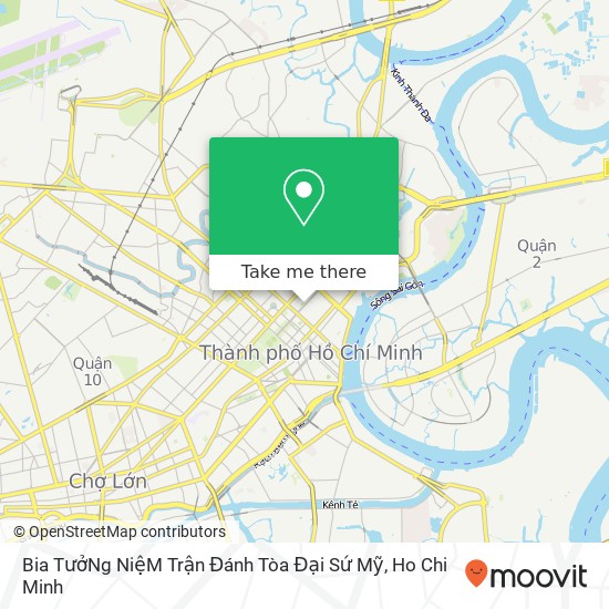 Bia TưởNg NiệM Trận Đánh Tòa Đại Sứ Mỹ map