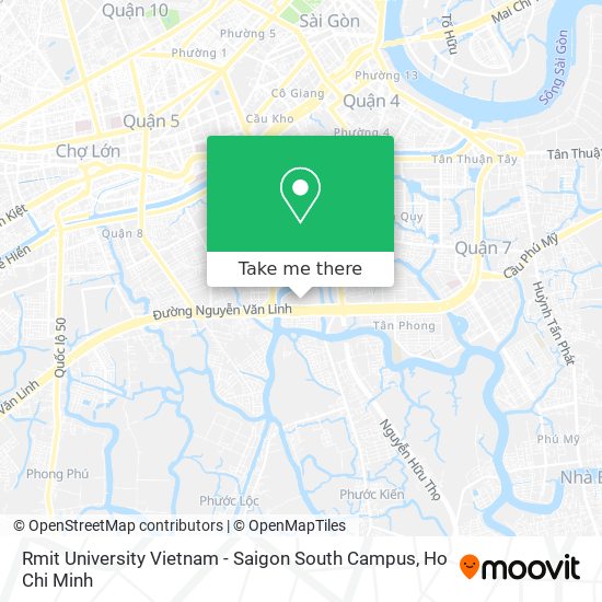 Rmit University Vietnam - Saigon South Campus map