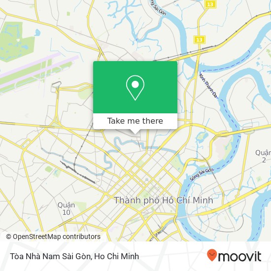 Tòa Nhà Nam Sài Gòn map