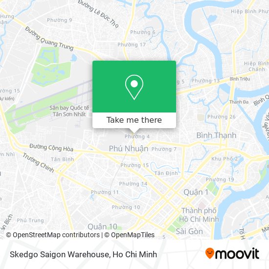 Skedgo Saigon Warehouse map