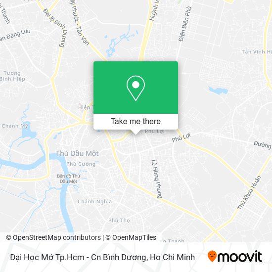 Đại Học Mở Tp.Hcm - Cn Bình Dương map