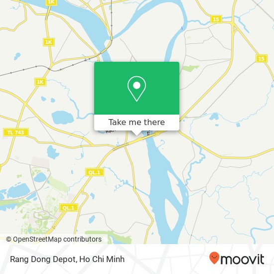Rang Dong Depot map