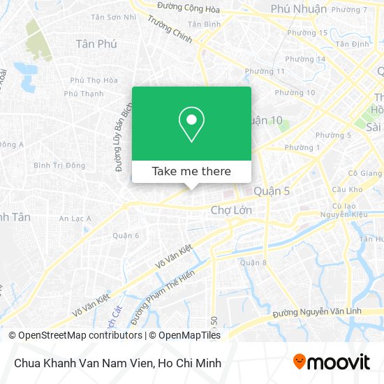 Chua Khanh Van Nam Vien map
