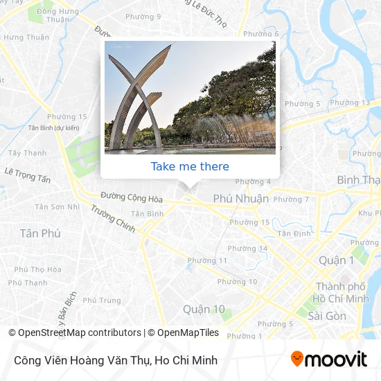 Công Viên Hoàng Văn Thụ map