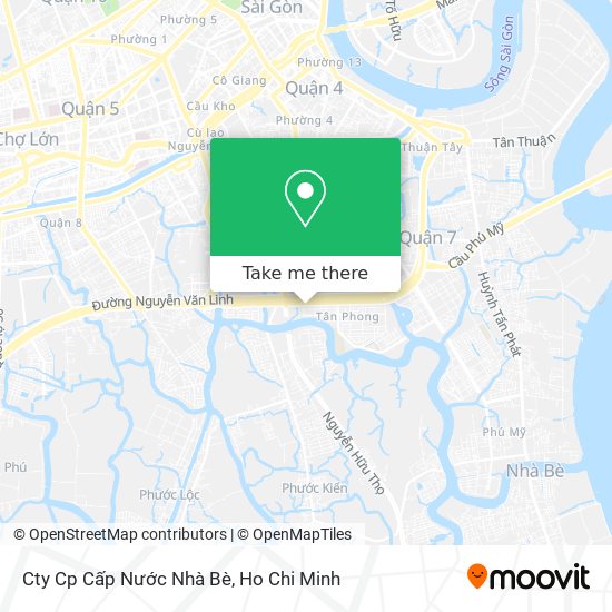 Cty Cp Cấp Nước Nhà Bè map