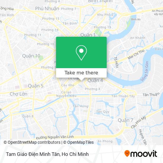 Tam Giáo Điện Minh Tân map