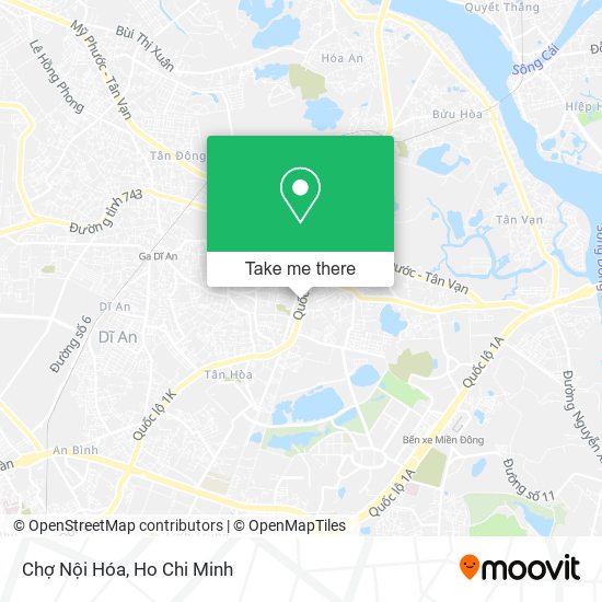 Chợ Nội Hóa map