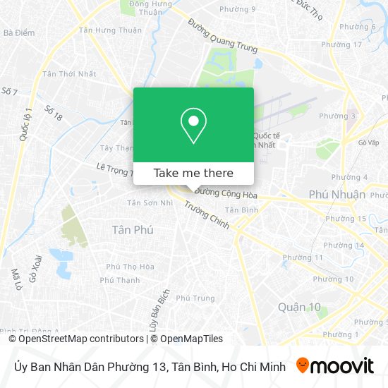 Ủy Ban Nhân Dân Phường 13, Tân Bình map