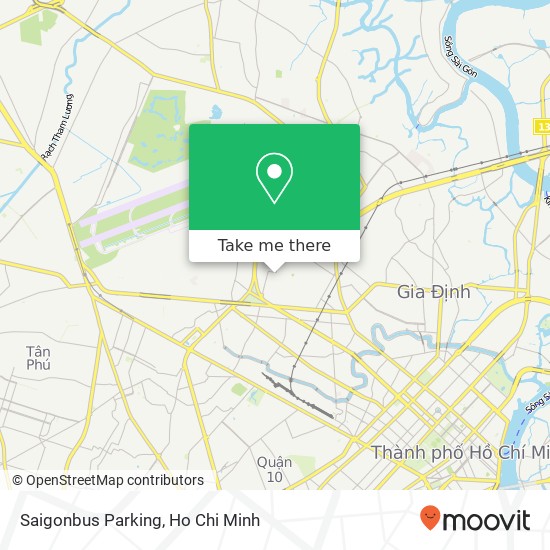 Saigonbus Parking map