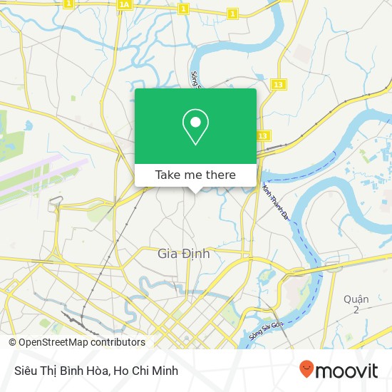 Siêu Thị Bình Hòa map