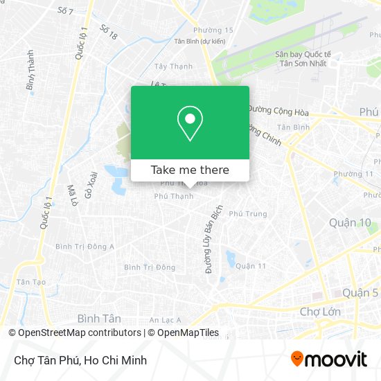 Chợ Tân Phú map