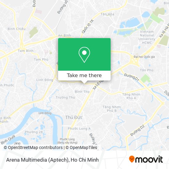 Arena Multimedia (Aptech) map