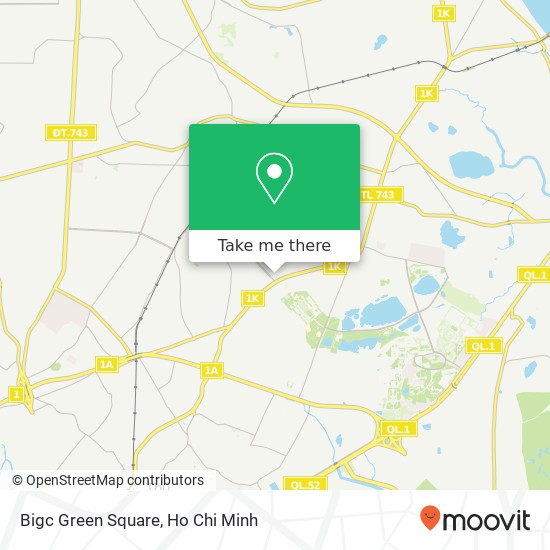 Bigc Green Square map