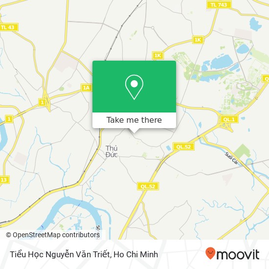 Tiểu Học Nguyễn Văn Triết map