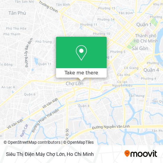 How to get to Siêu Thị Điện Máy Chợ Lớn in Quận 5 by Bus?