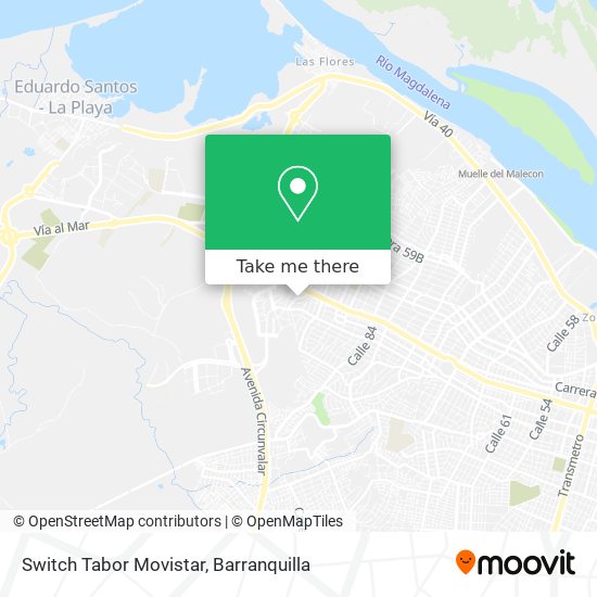 Switch Tabor Movistar map