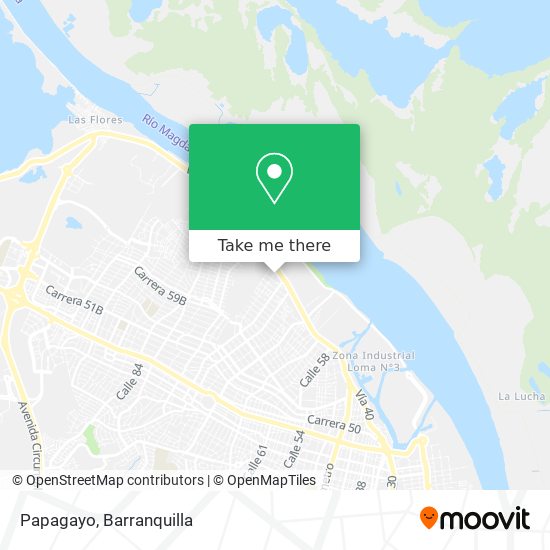 Papagayo map