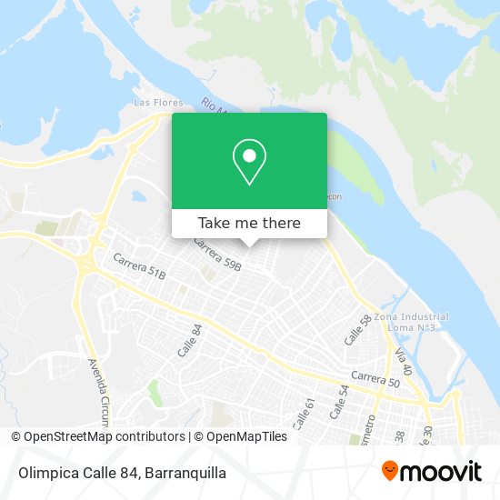 Mapa de Olimpica Calle 84