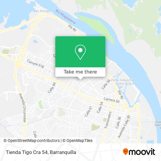 Tienda Tigo Cra 54 map