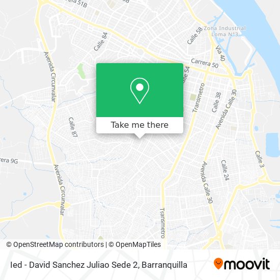 Ied - David Sanchez Juliao Sede 2 map