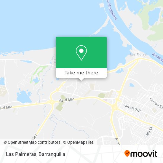 Mapa de Las Palmeras