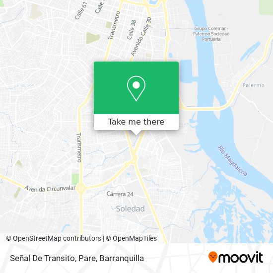 Señal De Transito, Pare map