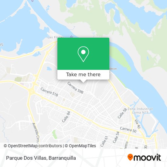 Mapa de Parque Dos Villas