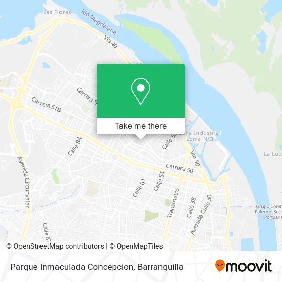 Parque Inmaculada Concepcion map