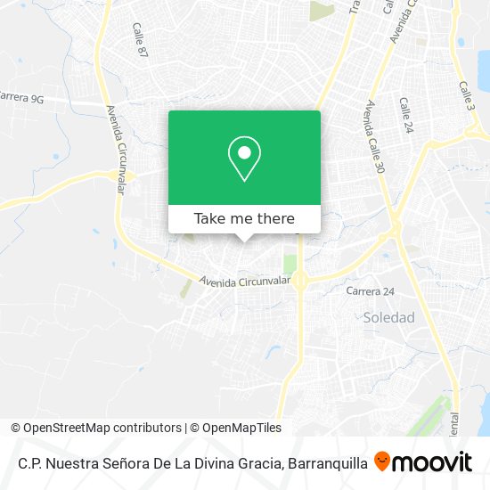 C.P. Nuestra Señora De La Divina Gracia map