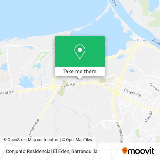 Mapa de Conjunto Residencial El Eden