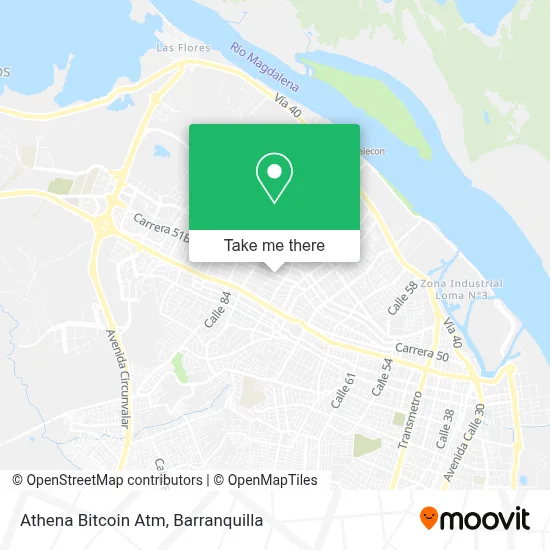 Athena Bitcoin Atm map