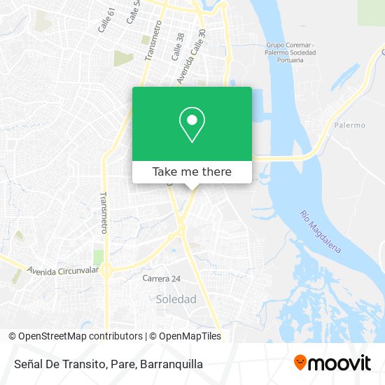 Señal De Transito, Pare map