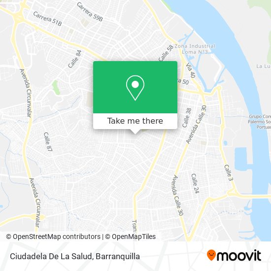 Ciudadela De La Salud map