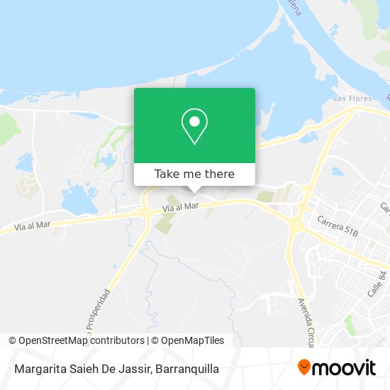 Margarita Saieh De Jassir map