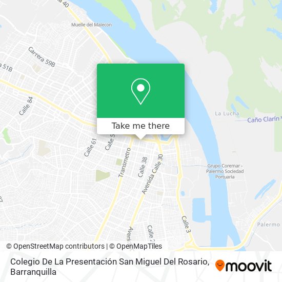 Colegio De La Presentación San Miguel Del Rosario map