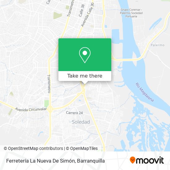 Ferretería La Nueva De Simón map