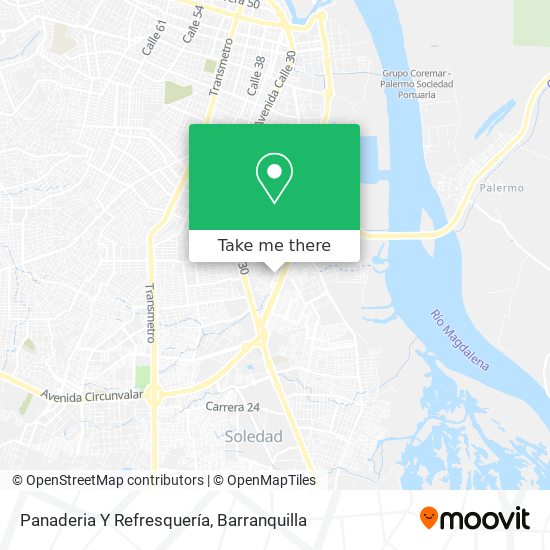 Panaderia Y Refresquería map