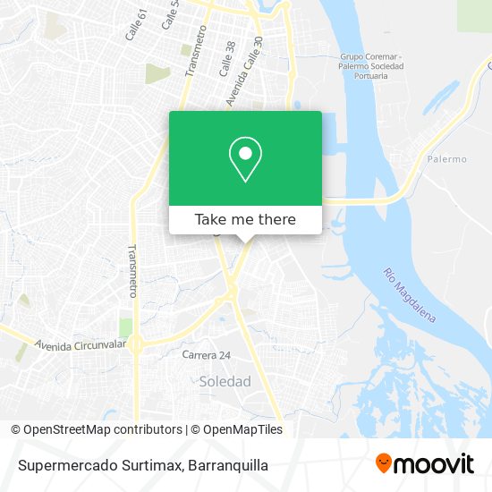 Mapa de Supermercado Surtimax