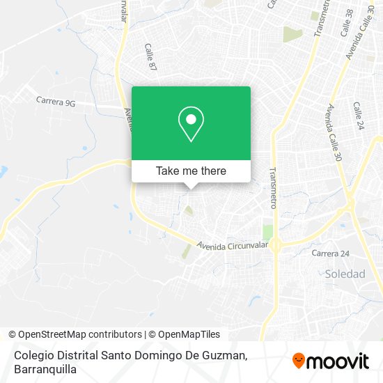 Colegio Distrital Santo Domingo De Guzman map