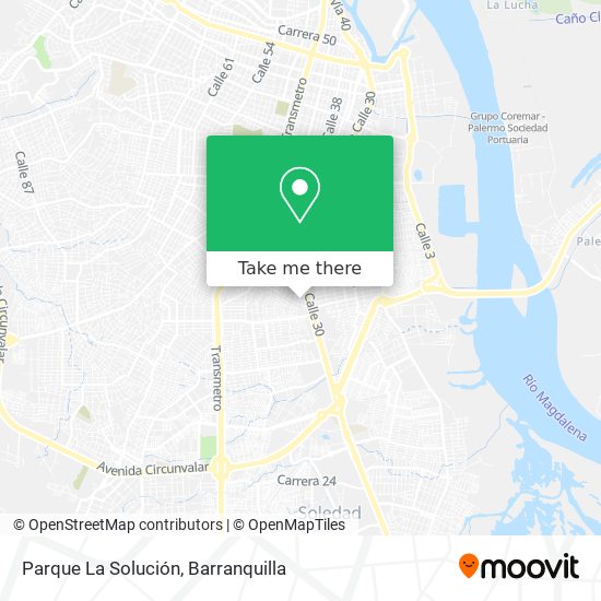 Mapa de Parque La Solución