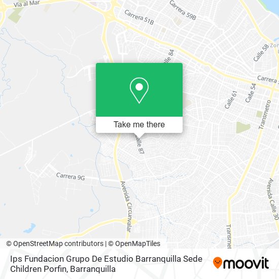 Ips Fundacion Grupo De Estudio Barranquilla Sede Children Porfin map