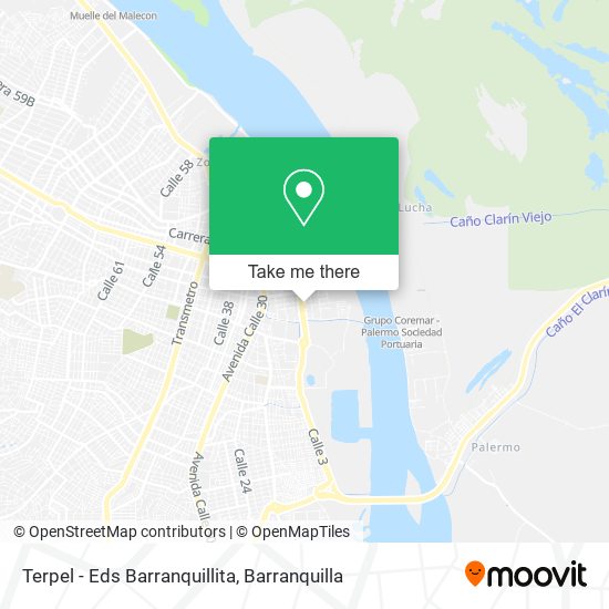 Terpel - Eds Barranquillita map