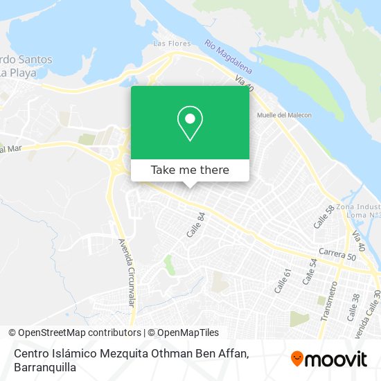 Centro Islámico Mezquita Othman Ben Affan map