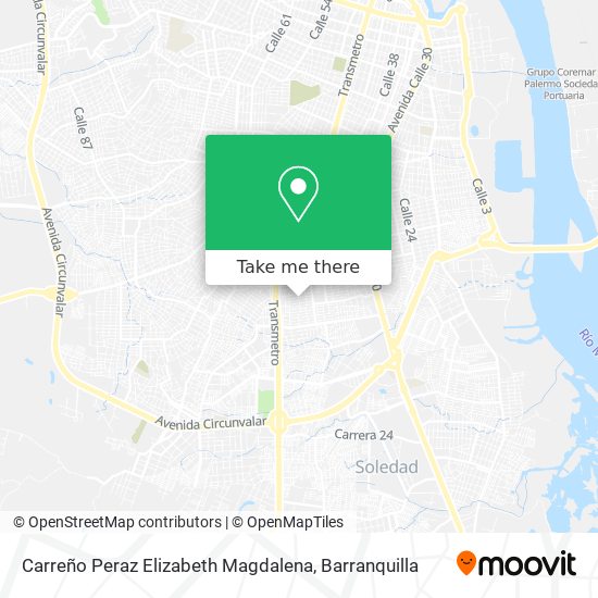 Carreño Peraz Elizabeth Magdalena map