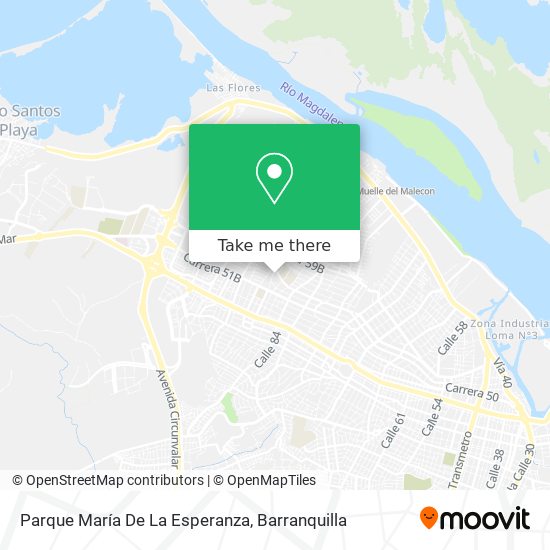 Mapa de Parque María De La Esperanza