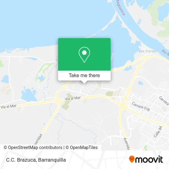 C.C. Brazuca map
