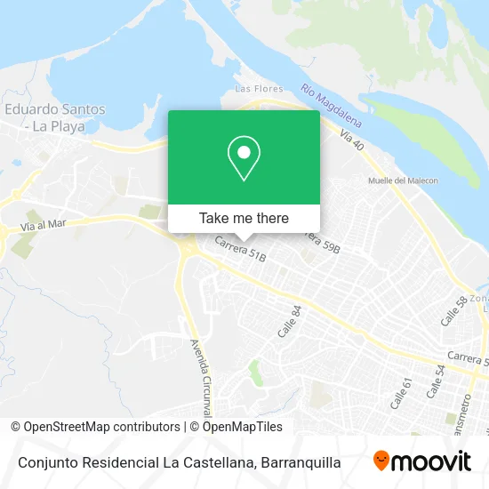 Conjunto Residencial La Castellana map