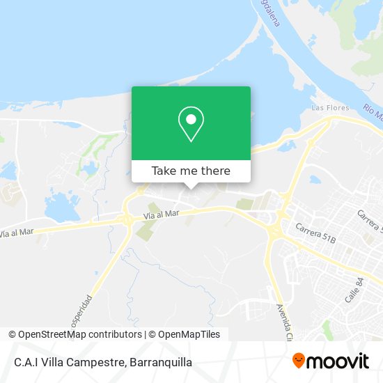 C.A.I Villa Campestre map