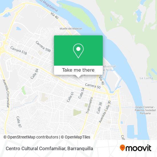 Mapa de Centro Cultural  Comfamiliar
